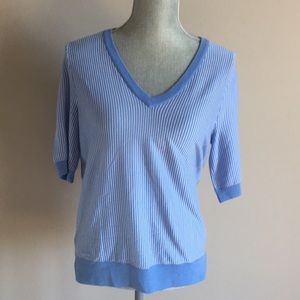 NWOT Anne Taylor Merino Wool short Sleeve Sweater